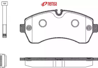 Комплект тормозных колодок METZGER 1243.00